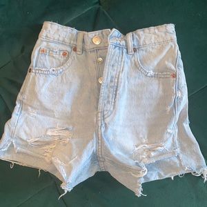 Zara denim shorts NWOT